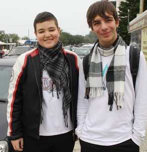 Ο Βαγγέλης Σάρλης (αριστερά) και ο Βασίλης Ντρέκης.