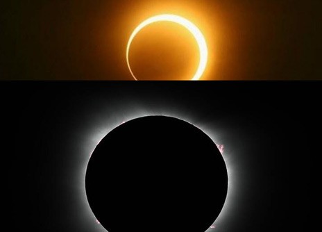 Εντυπωσιακή η έκλειψη ηλίου της Δευτέρας