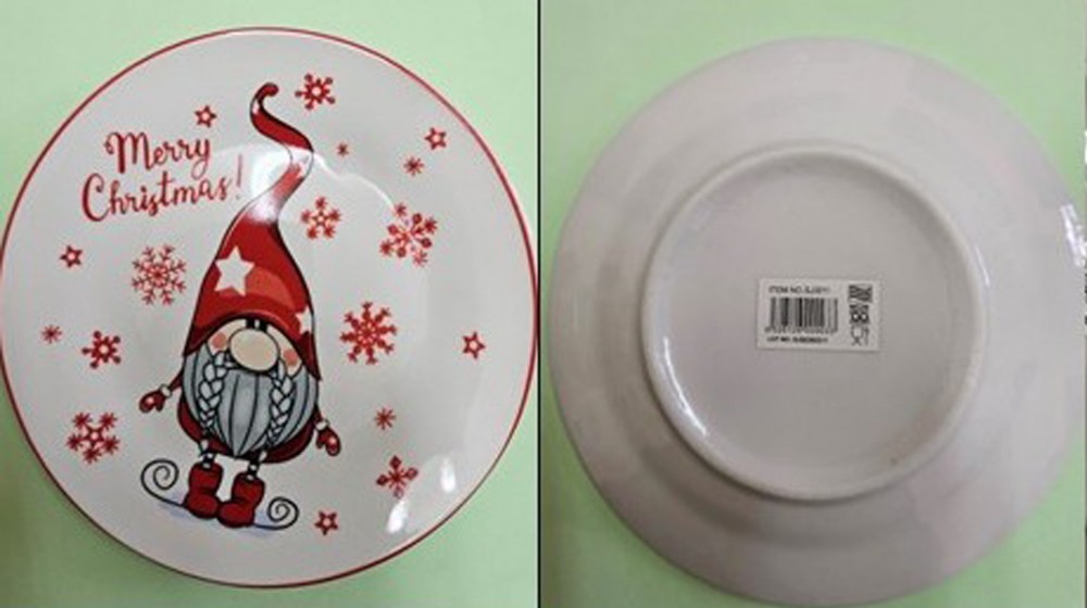 ΕΦΕΤ: Ανακάλεσε διακοσμητικό πιάτο από πορσελάνη που πωλείται στα Jumbo (φωτό)