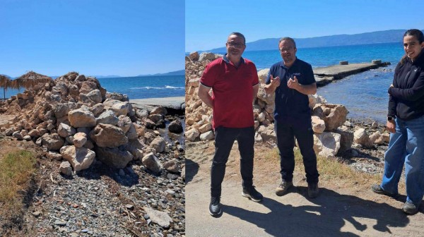 ΑΜΑΡΥΝΘΟΣ: Εργασίες και στον παραλιακό δρόμο στα Μωραϊτέικα