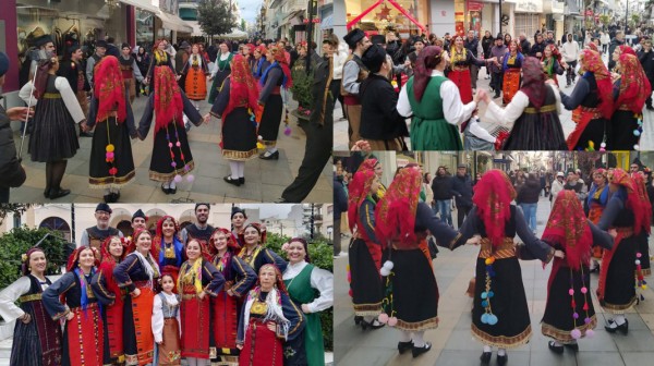 ΧΑΛΚΙΔΑ: Βόλτα στη λαογραφία της Βόρειας Θράκης από το χορευτικό τμήμα του Ιερού Ναού Παμμεγίστων Ταξιαρχών