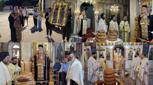 Σε Ενορίες της Δίρφης ο Μητροπολίτης κ. Χρυσόστομος για την γιορτή των Αγίων Κωνσταντίνου και Ελένης