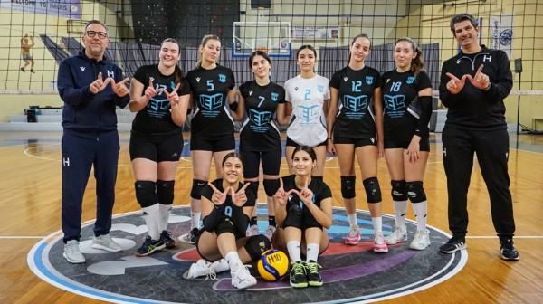 ΗΡΑΚΛΗΣ ΧΑΛΚΙΔΑΣ: Ανίκητες κορασίδες - Κέρδισαν σετ με 25-2!