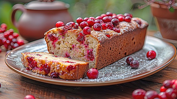 Κέικ με cranberries