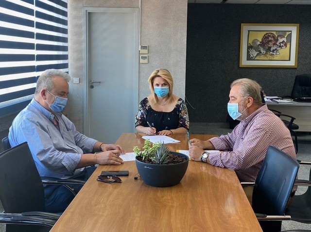 Υπεγράφη σύμβαση έργου για το εξωτερικό δίκτυο ύδρευσης της Παραλίας Αυλίδας