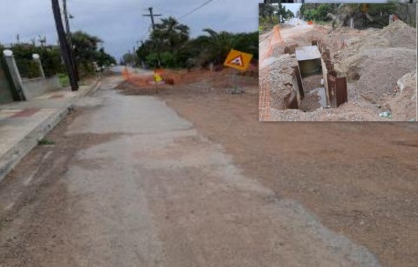 ΛΑΜΨΑΚΟΣ: Φρεάτιο -παγίδα παραμένει ανοικτό πάνω από ένα μήνα (φωτό)