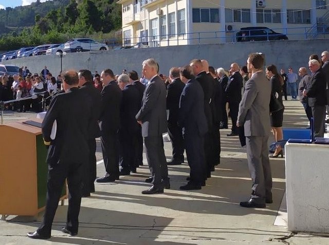 ΚΥΜΗ: Τελετή υποδοχής για τους πρωτοετείς σπουδαστές της Ακαδημίας Εμπορικού Ναυτικού