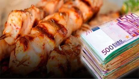 Πρόστιμο 250 ευρώ για δύο σουβλάκια
