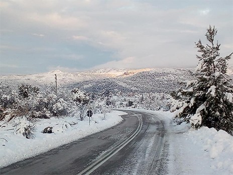 ΚΑΚΟΚΑΙΡΙΑ: Πού θα χτυπήσει τις επόμενες ώρες - Χιόνια στην Εύβοια το Σαββατοκύριακο