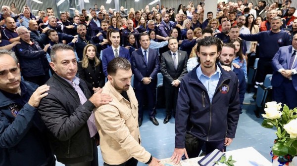 Ορκίστηκαν οι διασώστες του νέου τομέα του ΕΚΑΒ Μαντουδίου