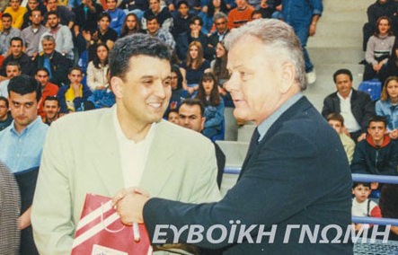 Ο Ντούσαν Ιβκοβιτς και ο Χαλκιδέος φίλος του Βαγγέλης Αγγέλου αντίπαλοι στη Χαλκίδα