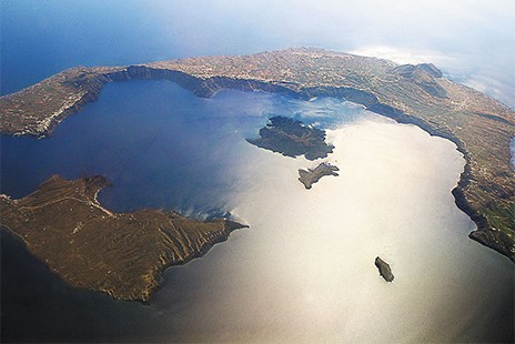 Έκρηξη του ηφαιστείου της Σαντορίνης το Σεπτέμβρη