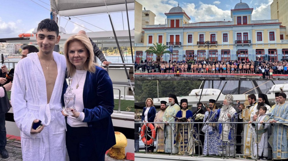 ΧΑΛΚΙΔΑ - ΘΕΟΦΑΝΕΙΑ: Ο Μιχάλης Χατζηγεωργίου έπιασε τον σταυρό