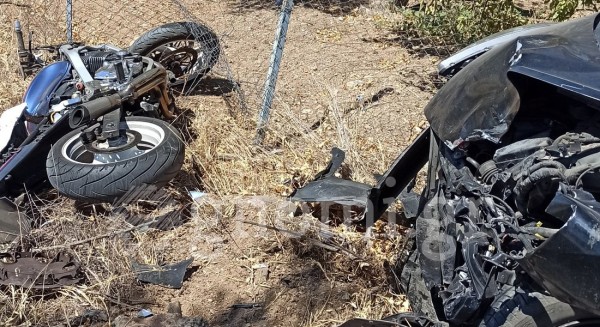 Τροχαίο δίπλα στο γήπεδο της Αμαρύνθου