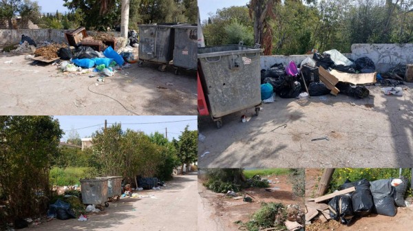 Μέσα στην βρώμα και στα σκουπίδια η περιοχή της Παραλίας Αυλίδας την Μεγάλη Πέμπτη