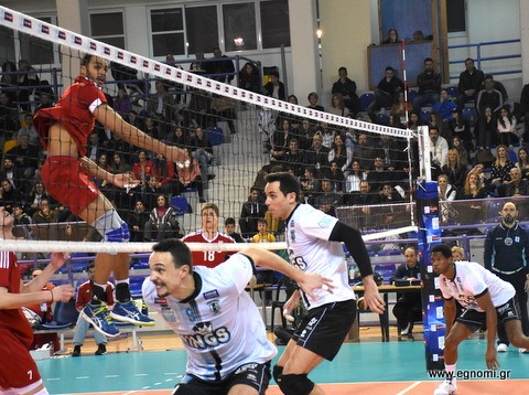 ΒΟΛΕΪ: Ο Ολυμπιακός πήρε την πρόκριση για τα ημιτελικά του Κυπέλλου μέσα στη Χαλκίδα