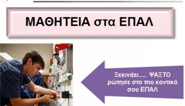 Αναβάλλονται οι ενημερωτικές ημερίδες για το Μεταλυκειακό έτος – Τάξη μαθητείας των ΕΠΑΛ