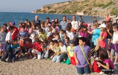 Οι μαθητές καθάρισαν τις ακτές