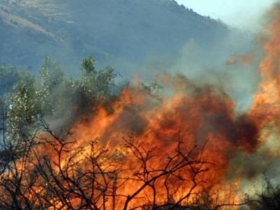 Επικίνδυνη πυρκαγιά στους Αγίους Αναργύρους