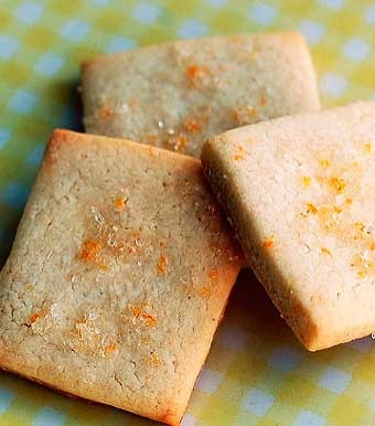 Mπισκότα με βανίλια και λεμόνι