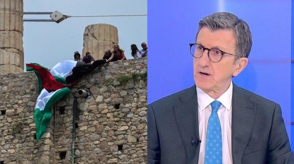 Έντονη αντίδαση για τον Πορτοσάλτε, ο οποίος χαρακτήρισε ...πατσαβούρα τη σημαία της Παλαιστίνης!