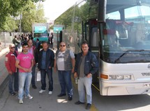 Έφυγαν δύο πούλμαν με απεργούς για την Aθήνα