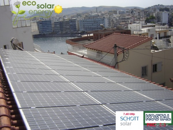 Πέντε νέα φωτοβολταϊκά εγκατέστησε η Ecosolar στη Χαλκίδα