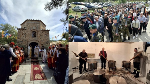 ΦΥΛΛΑ: Μεγαλοπρέπεια και λίγοι επίσημοι στη γιορτή του Αγίου Γεωργίου Αρμά