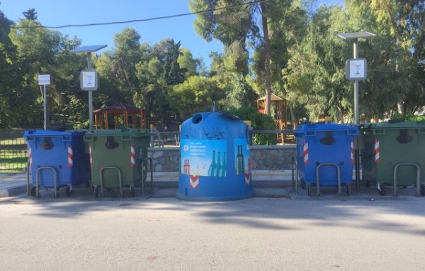 ΧΑΛΚΙΔΑ: Έξυπνοι κάδοι απορριμμάτων στη λεωφόρο Μακαρίου