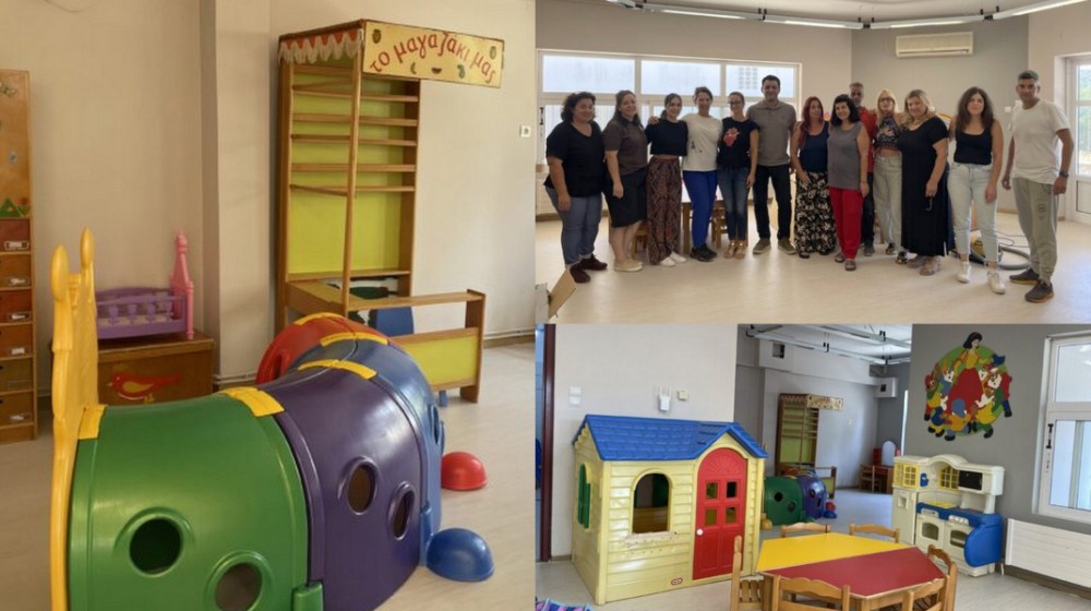 Ανακαινίζεται ο Παιδικός Σταθμός Αλιβερίου για να υποδεχθεί τα παιδιά