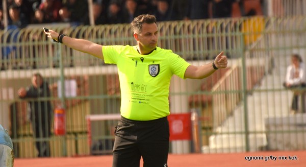 Α' ΕΠΣΕ: Ο Γκάτσος σφυρίζει σήμερα τον αγώνα Ατρόμητος Βασιλικών-Αιδηψός