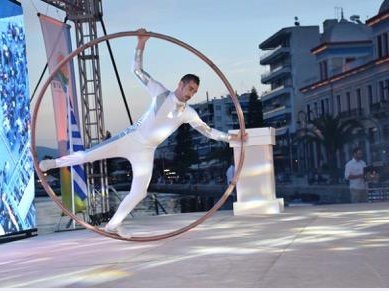 ΠΡΩΤΑΘΛΗΜΑ ΣΚΟΠΟΒΟΛΗΣ ΧΑΛΚΙΔΑ: Φαντασμαγορική η τελετή παρά τη βροχή