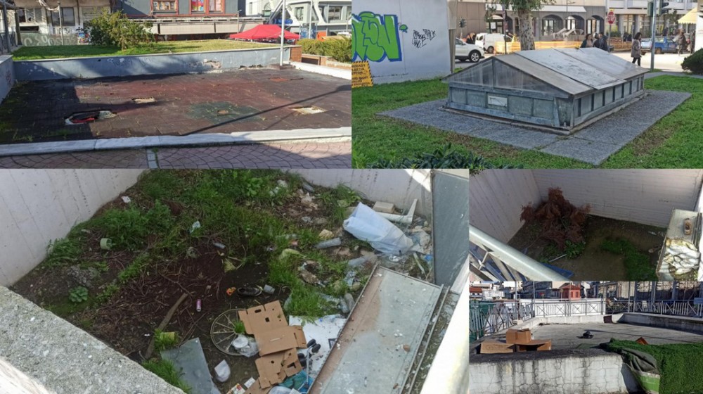 ΧΑΛΚΙΔΑ: Η πλατεία Αγοράς σε εγκατάλειψη αποτελεί πληγή στο κέντρο της πόλης