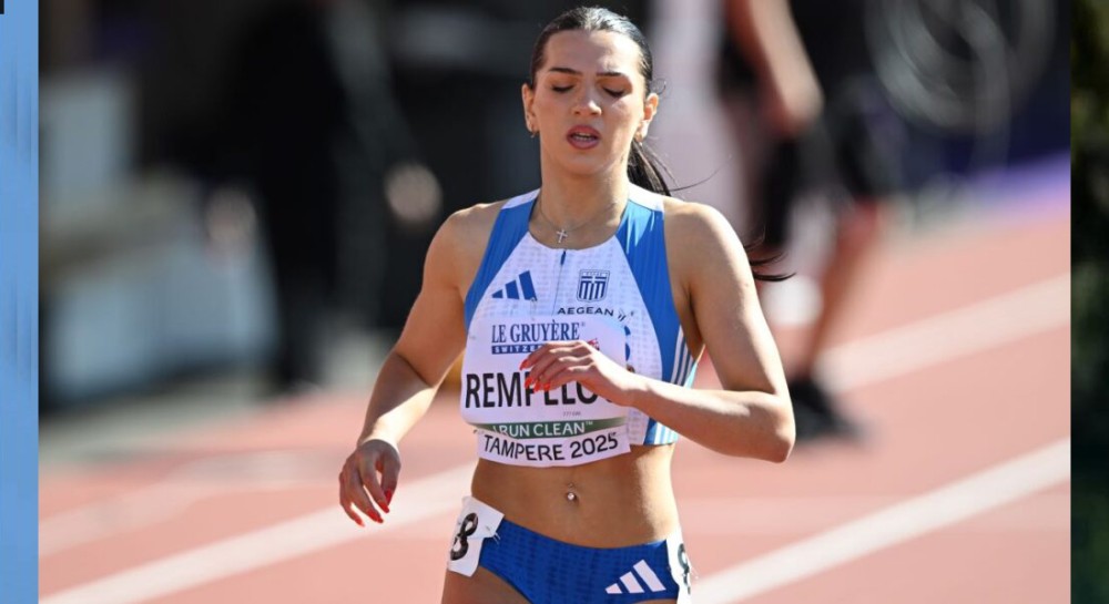 Η Κάλλια Ρέμπελου έβαλε την υπογραφή της στο Τάμπερε - Συμμετείχε στο νέο πανελλήνιο ρεκόρ στα 4Χ400