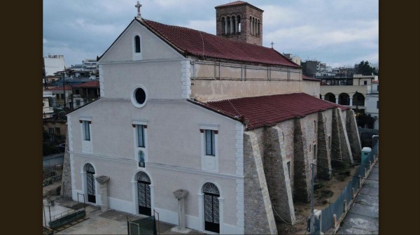 ΧΑΛΚΙΔΑ: Έτσι θα λειτουργεί ο ναός της Αγίας Παρασκευής μέχρι να ολοκληρωθούν οι εργασίες αποκατάστασης