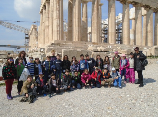 Ανέβηκαν στον ιερό βράχο της Ακρόπολης οι μαθητές του 24ου Δημοτικού Σχολείου Χαλκίδας