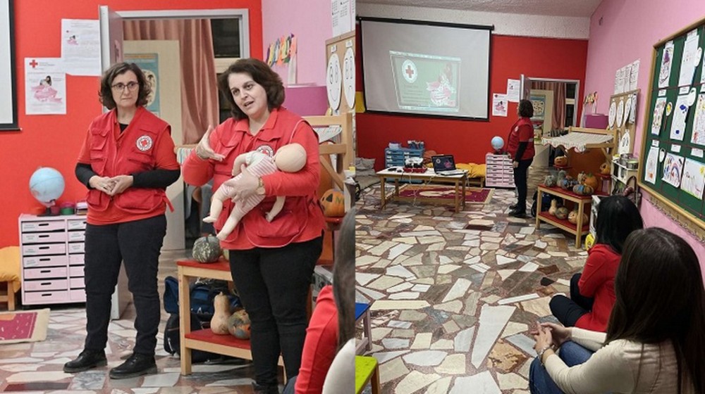 ΒΑΣΙΛΙΚΟ ΧΑΛΚΙΔΑΣ: Δράση ενημέρωσης για τον θηλασμό από τον Ερυθρό Σταυρό στο 2ο Νηπιαγωγείο