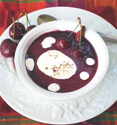 Κρύα σούπα κερασιών