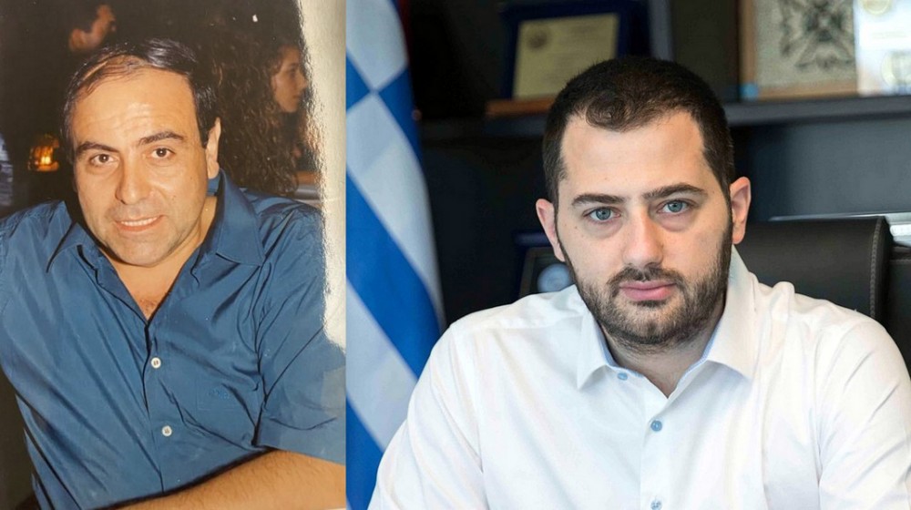 Ο περιφερειάρχης Φάνης Σπανός αποχαιρετά τον Γιάννη Θεοφανίδη