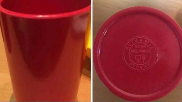 ΕΦΕΤ: Ανακάλεσε ποτήρι μελαμίνης εταιρείας της Βοιωτίας (φωτό)