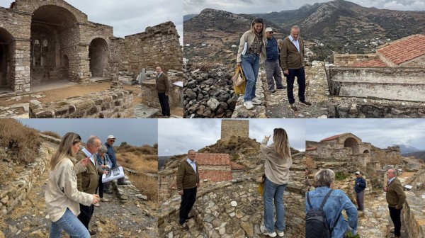 Ο Θανάσης Ζεμπίλης επισκέφτηκε την Καστροπολιτεία της Σκύρου