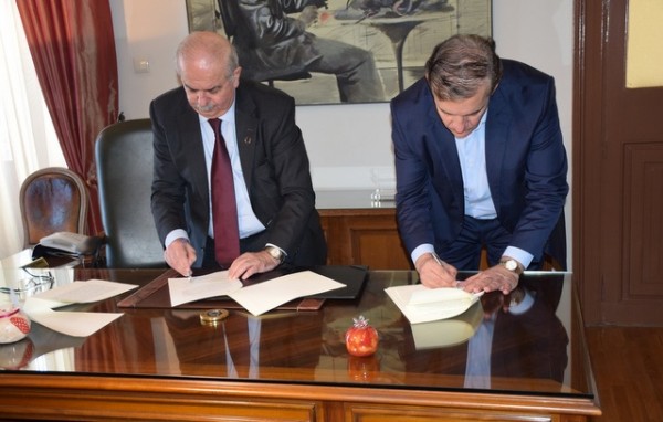 Έπεσαν οι υπογραφές για την δημιουργία της Τεχνόπολης του Ευρίπου