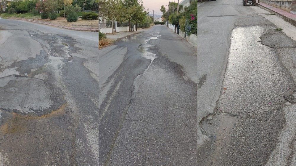 ΑΡΤΑΚΗ: Ένα μήνα τρέχει ... τζάμπα το νερό στις οδούς Φιλήντα και Ηρακλείτου