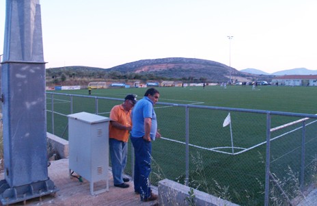 Εκλεψαν καλώδια από το Ενωσιακό γήπεδο στη Χαλκίδα