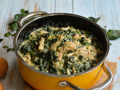 Κοτόπουλο φρικασέ με αβγολέμονο