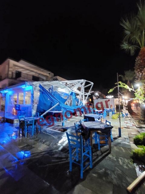 ΕΡΕΤΡΙΑ: Μπόρα - τσουνάμι «ξύρισε» την παραλία