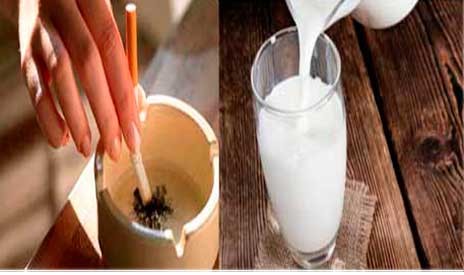 Το γάλα και η πιπερόριζα ...κατά του καπνίσματος