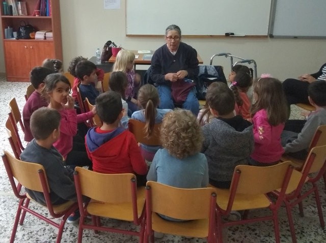 Μία καμήλα, που την έλεγαν Χρυσούλα, στο 23ο Δημοτικό Σχολείο Χαλκίδας