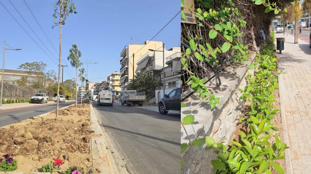 ΧΑΛΚΙΔΑ: Έκλεισε πάλι τμήμα της οδού Αρεθούσης για να συνεχιστούν τα έργα