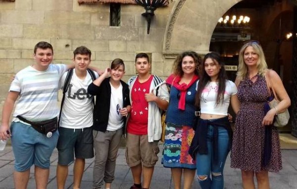 Μαθητές και καθηγήτριες του Γυμνασίου Ερέτριας στην Ισπανία